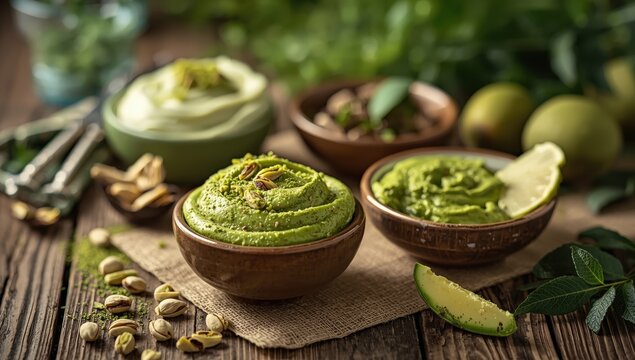 Culinary Origins of Green Spread, Pistachio, Matcha, or Avocado Jam