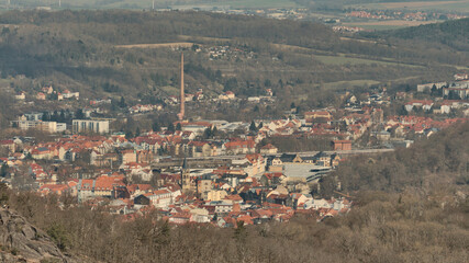 Fototapeta premium Eisenach. Vogelperspektive. 
