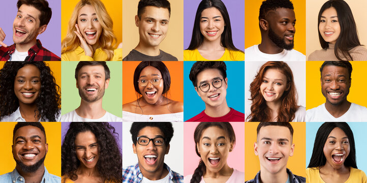 A millennial man shows a credit card while smiling. He stands against a bright orange background. He shares his positive experience with electronic payment services.