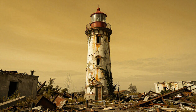Abandoned Lighthouse Ruins