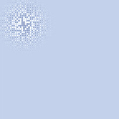 Fototapeta premium A vector illustration of a growing vactor surrounded by particles.