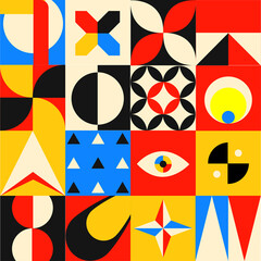 Obraz premium seamless geometric pattern