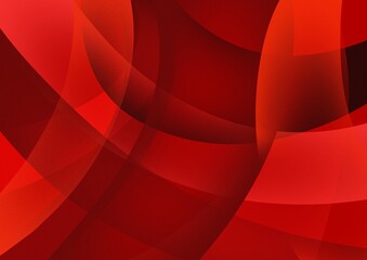 Obraz premium Abstract red gradient waves background, dynamic flowing curves, modern vibrant digital design 