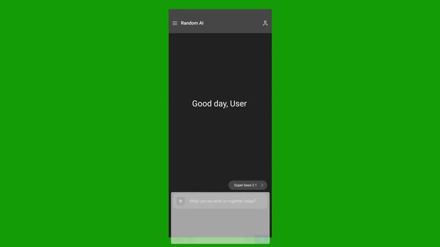 Generative AI Chatbot Mobile App UI Animation, Modern User Interface
