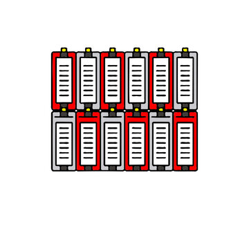 Hydrogen fuel cell stack
