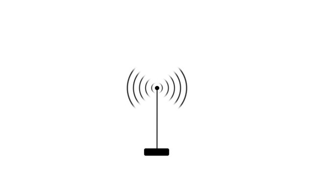 Wi-fi wireless internet network net connection icon logo wi-fi . technology wireless signal icon .