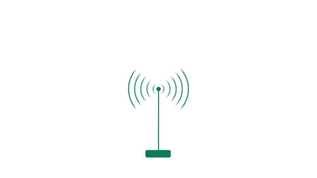 Wi-fi wireless internet network net connection icon logo wi-fi . technology wireless signal icon .