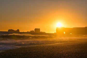 Ocean atlantycki w świetle zachodzącego słońca 2025 © Krzysiek Cegiełka