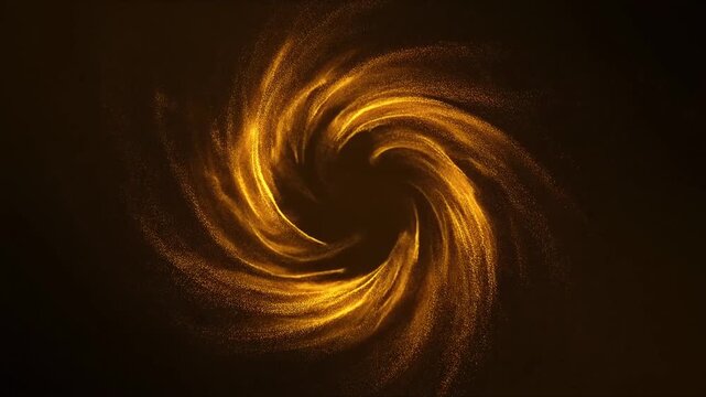 Seamless looping warm bronze dust cinematic swirling calm circular motion delicate glowing vortex luminous refined visuals abstract gradient shimmer