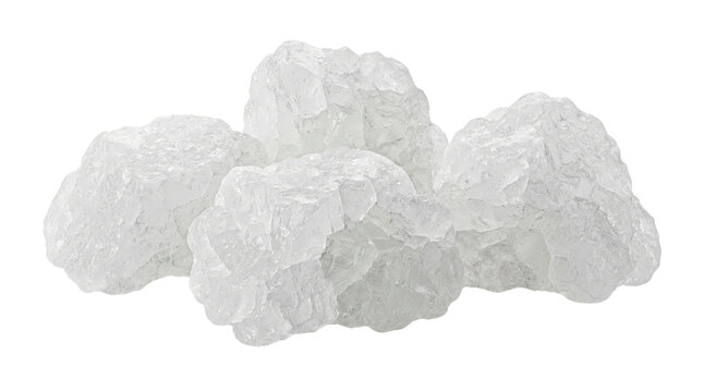 Large white crystal rock salt chunks