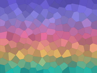 Fototapeta premium Colorful Tessellation Cells Vector Art Pattern