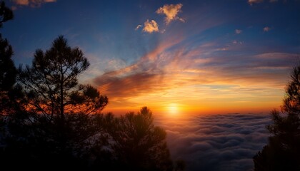 Fototapeta premium Sunset In The Sky