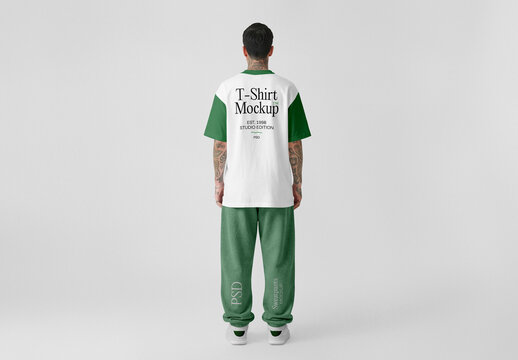 Standing Man Apparel Mockup