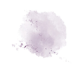 Obraz premium Watercolor Abstract Splatter Background: Dusty Purple Nuance Stain and Soft Blur-300dpi-
