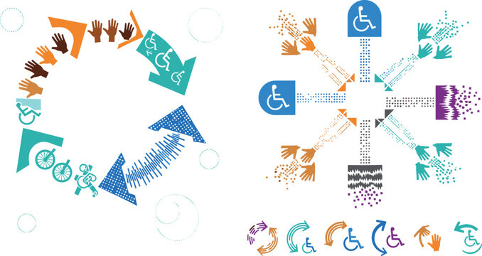 Accessibility and inclusion symbols