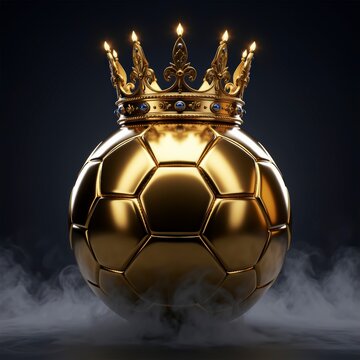 corona, rey, dorado, bailes, balompi&eacute;, bal&oacute;n, deporte, juego, esfera, objeto, gol, ilustraci&oacute;n, negro, diversi&oacute;n, vector, equipo, ocio, aparatos, certamen, s&iacute;mbolo, 3d, campeonato, circunferencia, mun