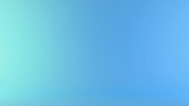 A smooth gradient background transitioning from turquoise to light blue