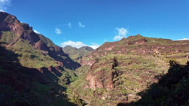 Wundersch&ouml;ner Ausblick auf den Barranco de Guarimiar auf La Gomera