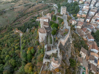Fototapeta premium Aerial Views of Roccascalegna: 