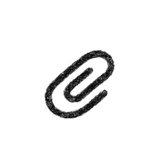 Naklejka premium Sketch attachment icon design