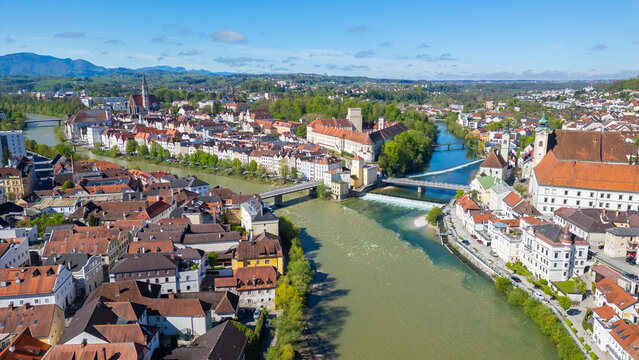 Steyr viewed from Tabor, Austria