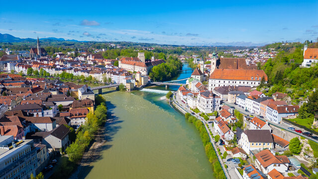 Steyr viewed from Tabor, Austria
