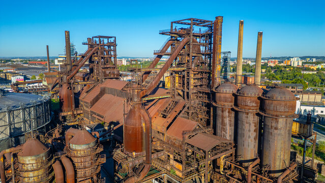 Dolni Vitkovice industrial area in Ostrava, Czech republic