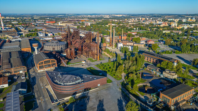 Dolni Vitkovice industrial area in Ostrava, Czech republic