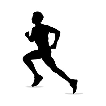 Silhouette runner full body transparent. Silhouette of a man running transparent vector. Football player silhouette vector illustration. tennis player silhouette vector. tennis player silhouette