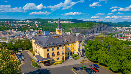 Vetruse hill in Usti nad Labem, Czech republic © dudlajzov