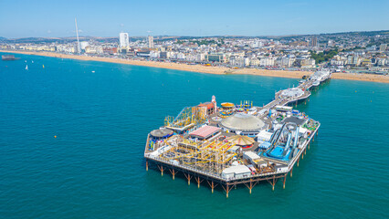 Fototapeta premium Brighton palace pier in England during a sunny day