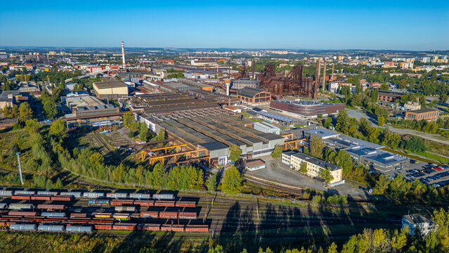 Dolni Vitkovice industrial area in Ostrava, Czech republic