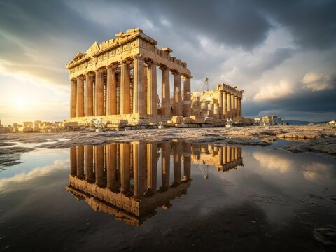 The sacred Shwedagon Pagoda glowing at sunset, showcasing golden Buddhist architecture and spiritual heritage.
