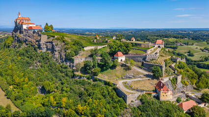 Naklejka premium Riegersburg Castle during a sunny day in Austria