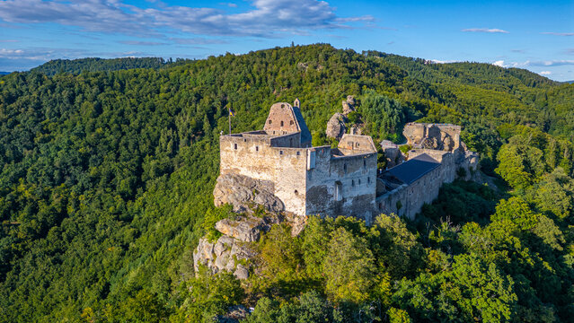 Summer day at Aggstein Castle in Austria