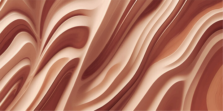 Dark brown wood grain texture background with smooth cream and gold flowing design for luxury wallpaper, interior styling, furniture finishes and premium decorative surfaces