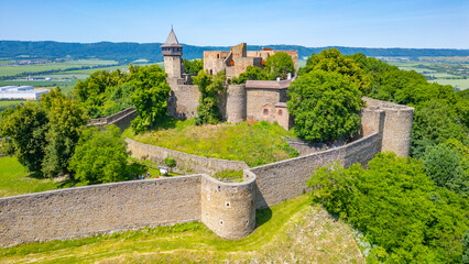 Summer day at Helfstyn castle in Czech republic © dudlajzov