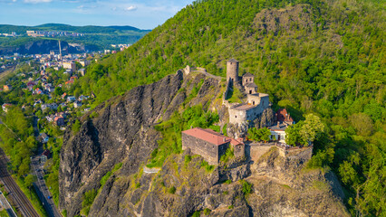 Strekov castle in usti nad Labem, Czech republic © dudlajzov