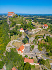 Naklejka premium Riegersburg Castle during a sunny day in Austria