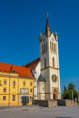 Obraz premium Our lady of Hungary church at Fo ter in Kaszthely, Hungary