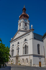 Obraz premium Basilica of Assumption of virgin Mary in Gyor, Hungary