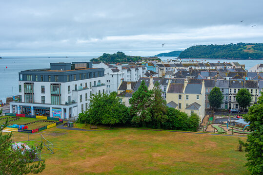 Seaside view of Plymouth in England