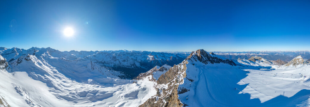 Glacier at Hohe Tauern national park near Kaprun, Austria
