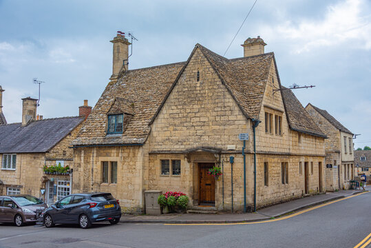 Historical houses of the Cotswolds region at Painswick, England