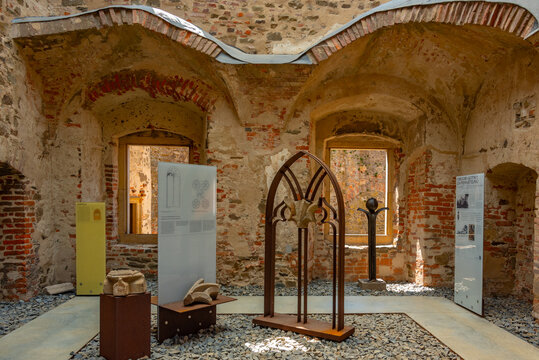 Summer day at Helfstyn castle in Czech republic
