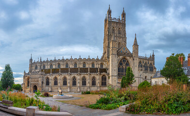 Fototapeta premium Panorama view of Gloucester cathedral in England