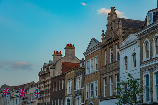 Colourful house at Colchester in England