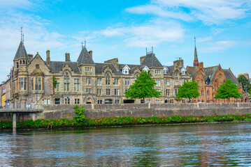 Fototapeta premium Historical houses at Perth, Scotland