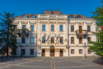 Fototapeta premium Town hall in Hungarian town Veszprem