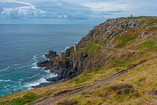 Ruins of bottalack mine in England